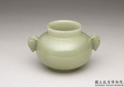 图片[2]-Jade two handled urn, Mughal Empire-China Archive